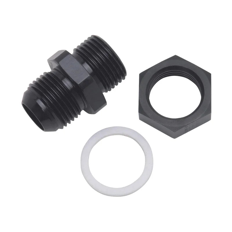 Russell Performance -10 AN Fuel Cell Bulkhead - Side View