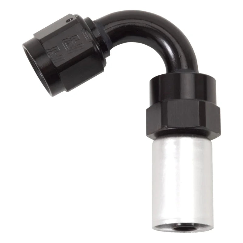 Russell Performance -10 AN Proclassic Crimp 120 Degree End (O.D. 0.825) - Back View