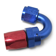 Load image into Gallery viewer, Russell Performance -10 AN Red/Blue 150 Degree Full Flow Swivel Hose End (With 15/16in Radius) - Additional View 8