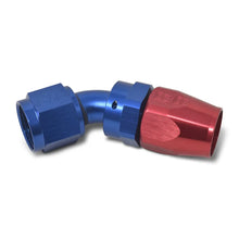 Load image into Gallery viewer, Russell Performance -10 AN Red/Blue 45 Degree Full Flow Hose End - Additional View 5