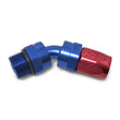 Load image into Gallery viewer, Russell Performance -10 AN Red/Blue Male SAE Port to -8 Hose 90 Degree (-10 Port 7/8in-14 Thread) - Additional View 8