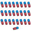 Load image into Gallery viewer, Russell Performance -10 AN Red/Blue Straight Full Flow Hose End (25 pcs.) - Main Product View