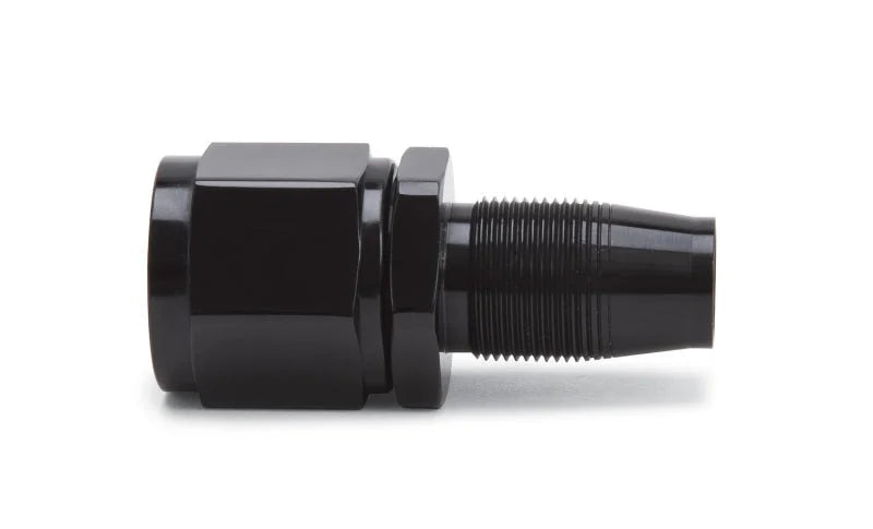 Russell Performance -10 AN Straight Hose End Without Socket - Black - Back View