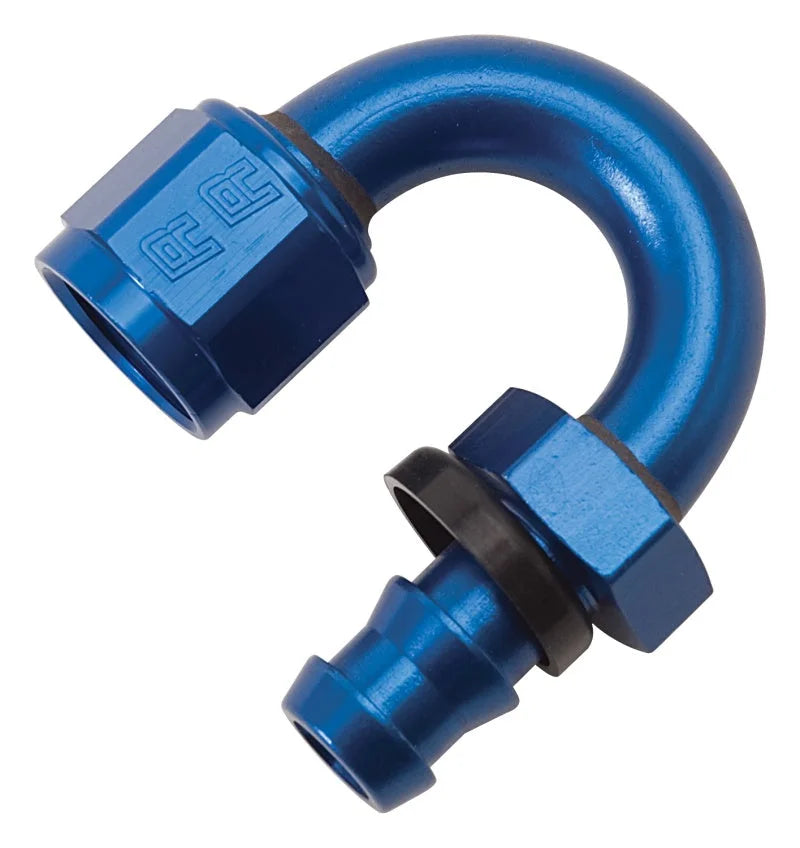 Russell Performance -10 AN Twist-Lok 180 Degree Hose End (15/16in Radius) - Main Product View