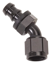 Load image into Gallery viewer, Russell Performance -10 AN Twist-Lok 45 Degree Hose End (Black) - Main Product View
