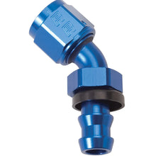 Load image into Gallery viewer, Russell Performance -10 AN Twist-Lok 45 Degree Hose End (Blue) - Side View