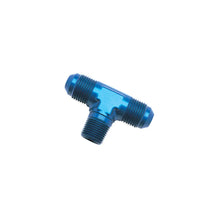Load image into Gallery viewer, Russell Performance -10 AN to 1/2in NPT Flare to Pipe Tee Fitting - Side View