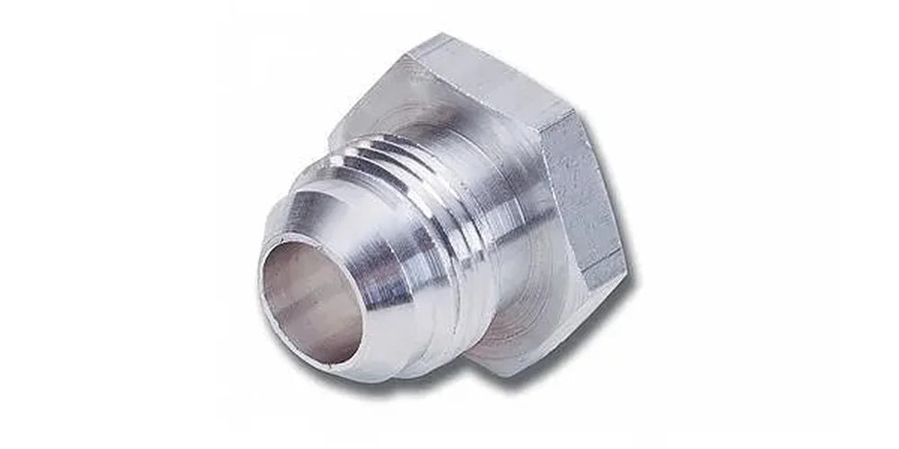 Russell Performance -10 Male AN Steel Weld Bung 7/8in -14 SAE - Side View