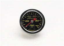 Load image into Gallery viewer, Russell Performance 100 psi fuel pressure gauge black face chrome case (Liquid-filled) - Main Product View