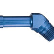 Load image into Gallery viewer, Russell Performance -12 AN 45 Degree 3/4in Pipe to 3/4in Tube Adapter - Side View
