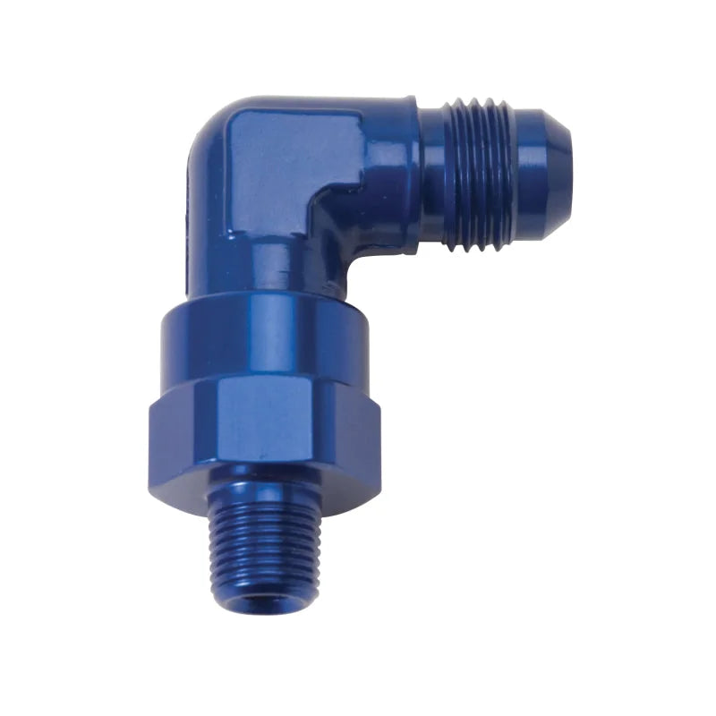Russell Performance -12 AN 90 Degree Male to Male 1/2in Swivel NPT Fitting - Main Product View
