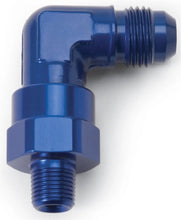Load image into Gallery viewer, Russell Performance -12 AN 90 Degree Male to Male 1/2in Swivel NPT Fitting - Side View