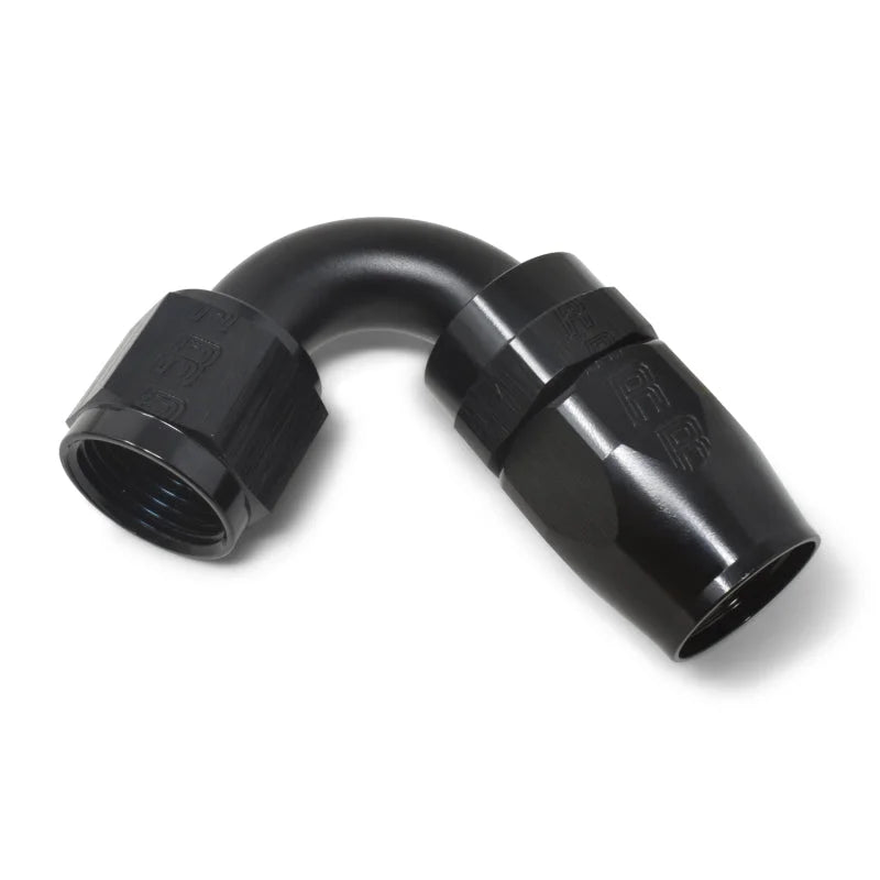 Russell Performance -12 AN Black 120 Degree Full Flow Swivel Hose End - Additional View 7