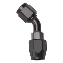 Load image into Gallery viewer, Russell Performance -12 AN Black 45 Degree Full Flow Hose End - Back View