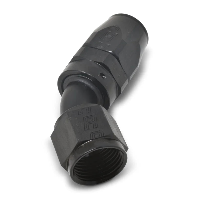 Russell Performance -12 AN Black 45 Degree Full Flow Hose End - Additional View 5