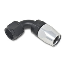 Load image into Gallery viewer, Russell Performance -12 AN Black/Silver 90 Degree Full Flow Hose End - Additional View 6