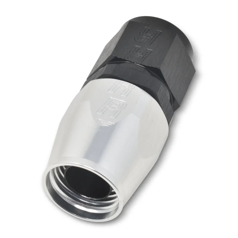 Russell Performance -12 AN Black/Silver Straight Full Flow Hose End - Additional View 8