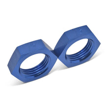 Load image into Gallery viewer, Russell Performance -12 AN Bulkhead Nuts 1 1/16in -12 Thread Size (Blue) - Additional View 7