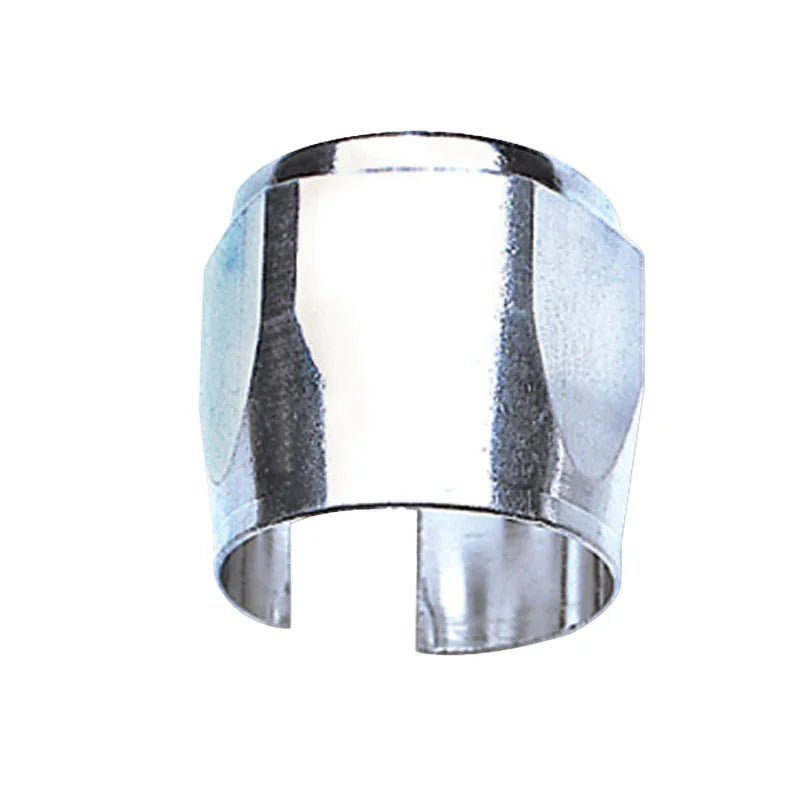Russell Performance -12 AN Chrome Tube Seal Hose End - Side View
