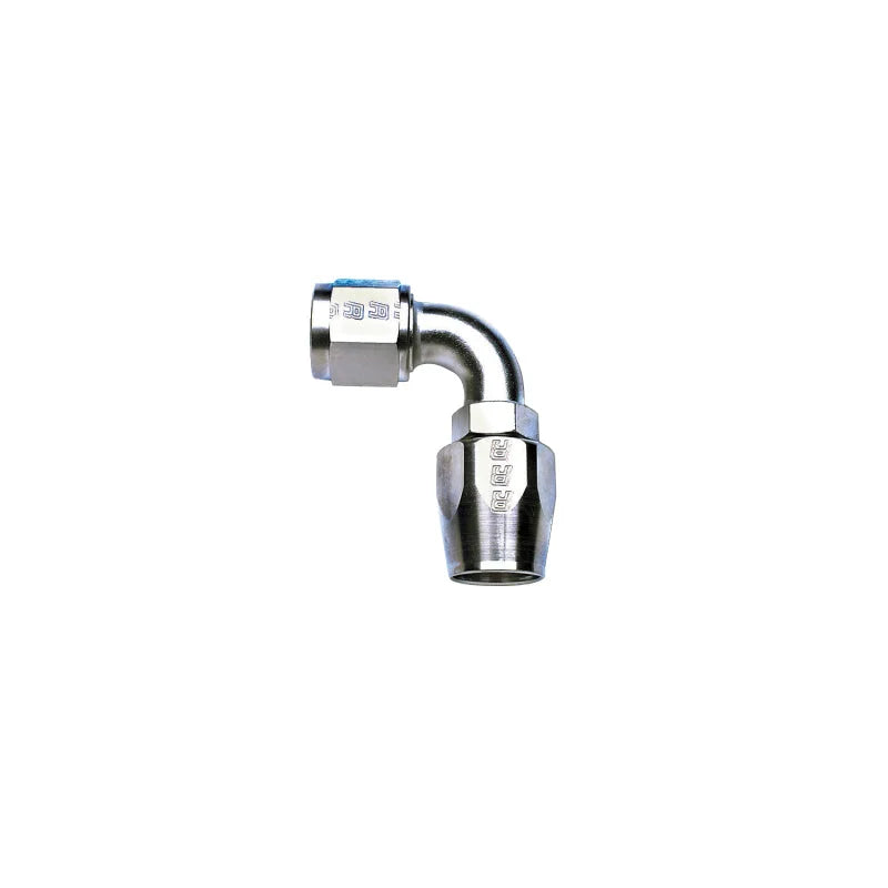 Russell Performance -12 AN Endura 90 Degree Full Flow Hose End - Back View
