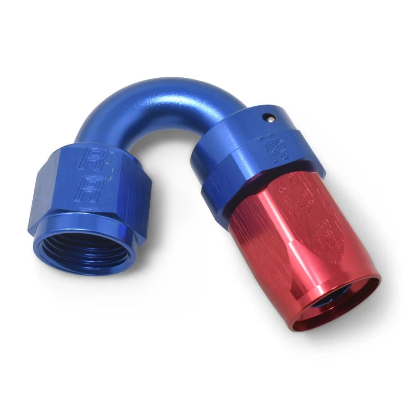 Russell Performance -12 AN Red/Blue 150 Degree Full Flow Swivel Hose End (With 1-1/8in Radius) - Additional View 8