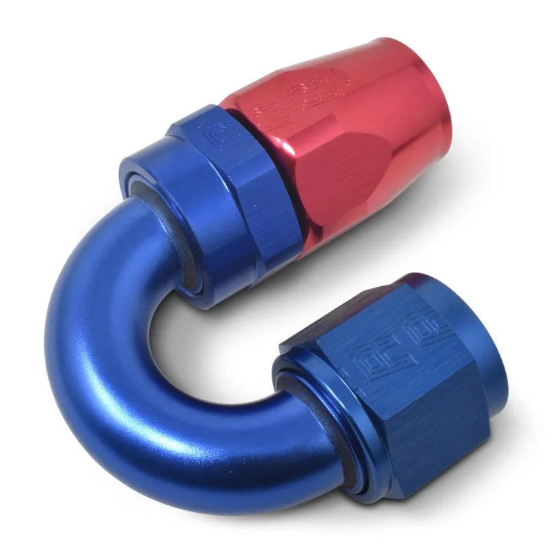 Russell Performance -12 AN Red/Blue 180 Degree Full Flow Swivel Hose End (With 1-1/8in Radius) - Additional View 9