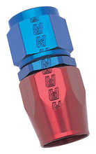 Load image into Gallery viewer, Russell Performance -12 AN Red/Blue Straight Full Flow Hose End - Back View
