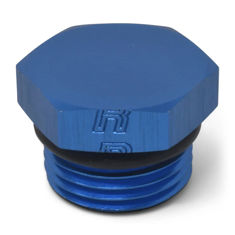 Russell Performance -12 AN Straight Thread Plug (Blue) - Additional View 8