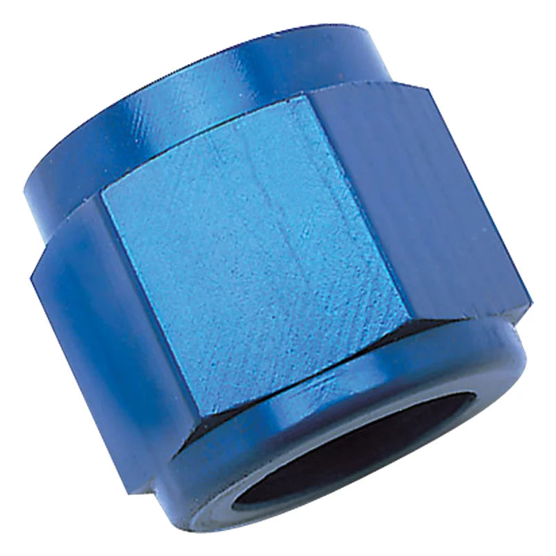 Russell Performance -12 AN Tube Nuts 3/4in dia. (Blue) (1 pc.) - Main Product View
