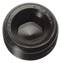 Load image into Gallery viewer, Russell Performance 1/2in Allen Socket Pipe Plug (Black) - Back View