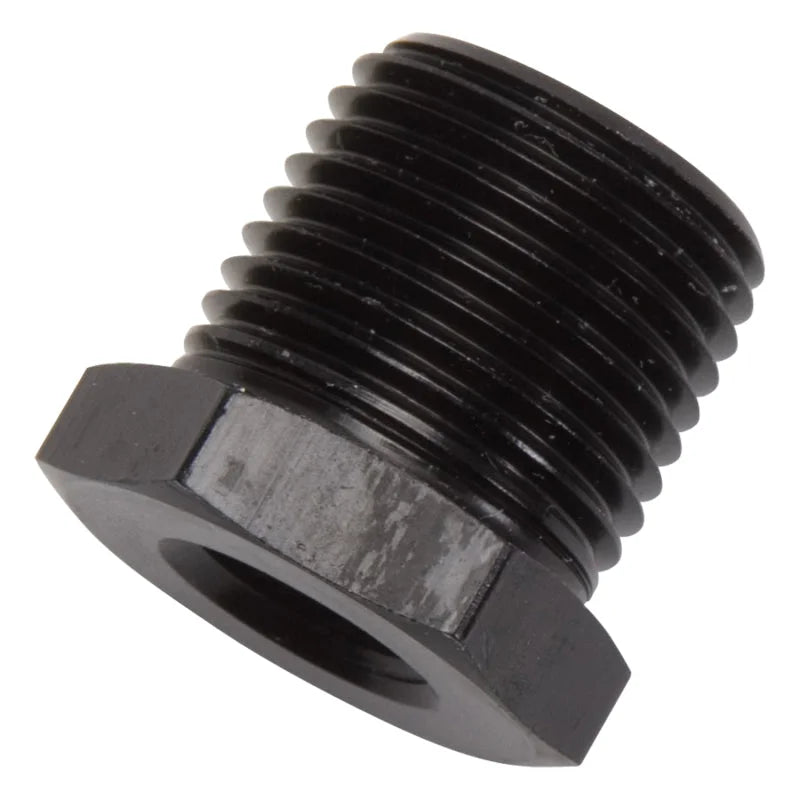 Russell Performance 1/2in Male to 3/8in Female Pipe Bushing Reducer (Black) - Main Product View