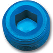 Load image into Gallery viewer, Russell Performance 1/4in Allen Socket Pipe Plug (Blue) - Main Product View
