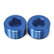 Load image into Gallery viewer, Russell Performance 1/4in Allen Socket Pipe Plug (Blue) - Additional View 7
