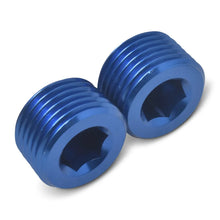 Load image into Gallery viewer, Russell Performance 1/4in Allen Socket Pipe Plug (Blue) - Additional View 8