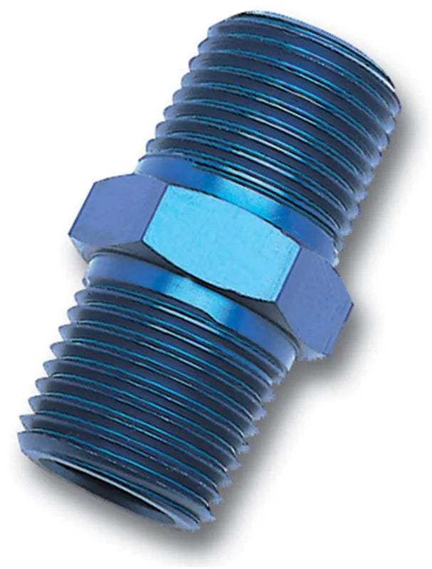 Russell Performance 1/4in Male Pipe Nipple (Blue) - Main Product View