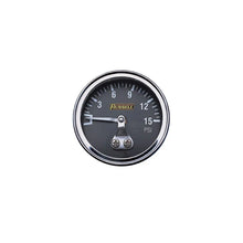 Load image into Gallery viewer, Russell Performance 15 psi fuel pressure gauge (Non liquid-filled) - Side View