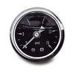 Load image into Gallery viewer, Russell Performance 15 psi fuel pressure gauge black face and case (Liquid-filled) - Installation View