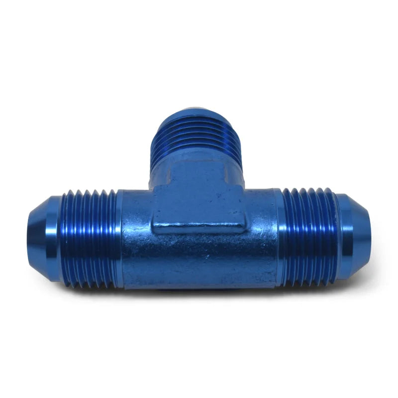 Russell Performance -16 AN NPT Flare Tee Fitting (Blue) - Additional View 5