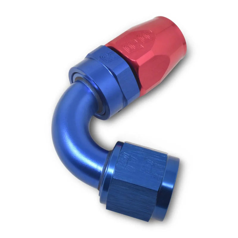 Russell Performance -16 AN Red/Blue 120 Degree Full Flow Swivel Hose End (With 1-1/2in Radius) - Additional View 7