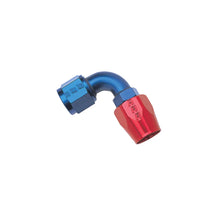 Load image into Gallery viewer, Russell Performance -16 AN Red/Blue 90 Degree Full Flow Hose End - Back View