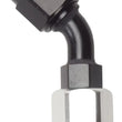 Load image into Gallery viewer, Russell Performance -16 AN Silver/Black 45 Degree Full Flow Hose End - Back View