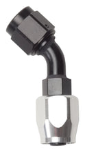 Load image into Gallery viewer, Russell Performance -16 AN Silver/Black 45 Degree Full Flow Hose End - Back View