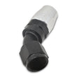 Load image into Gallery viewer, Russell Performance -16 AN Silver/Black 45 Degree Full Flow Hose End - Additional View 5