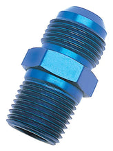 Load image into Gallery viewer, Russell Performance -16 AN to 3/4in NPT Straight Flare to Pipe (Blue) - Main Product View