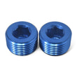 Load image into Gallery viewer, Russell Performance 1/8in Allen Socket Pipe Plug (Blue) - Additional View 8