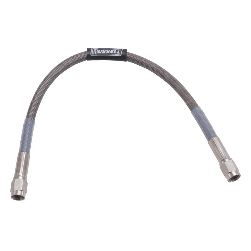 Russell Performance 18in Straight -4 AN Competition Brake Hose - Main Product View