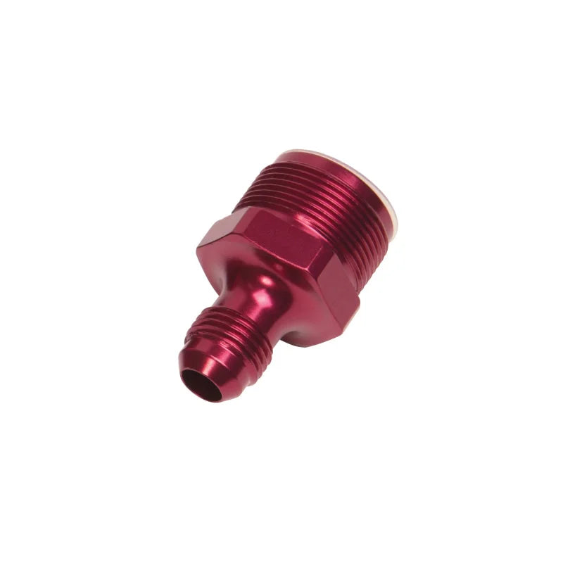 Russell Performance 1in-20 x 6 AN Male Flare Adapter (66-89 Edelbrock Q-Jets/75-89 Stock Q-Jets) - Main Product View