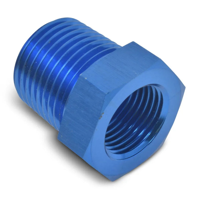 Russell Performance 1in Male to 3/4in Female Pipe Bushing Reducer (Blue) - Additional View 7