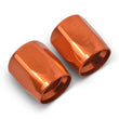 Load image into Gallery viewer, Russell Performance 2-Piece -10 AN Anodized Full Flow Swivel Hose End Sockets (Qty 2) - Orange - Additional View 6