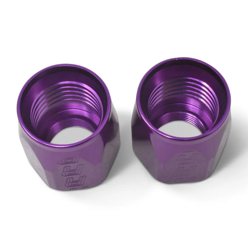 Russell Performance 2-Piece -10 AN Anodized Full Flow Swivel Hose End Sockets (Qty 2) - Purple - Additional View 7